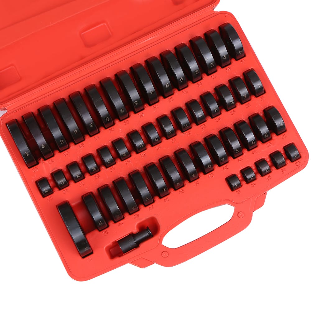 52pcs Custom Bush Front Wheel Bearing Seal Driver Set Discs