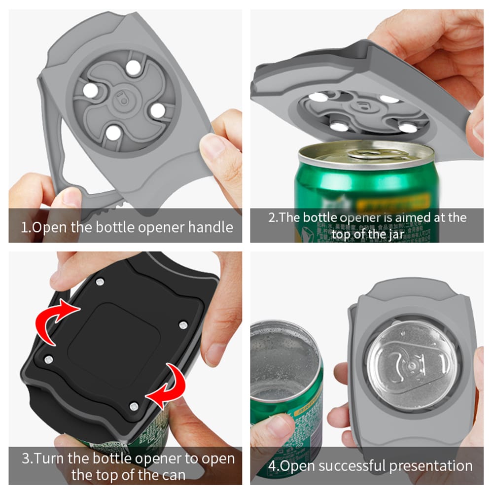 Can Opener Go Swing Topless Can Opener Bar Tool Professional