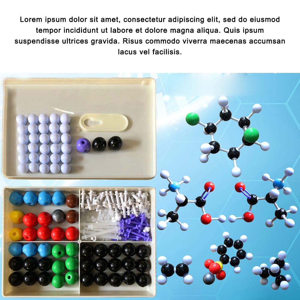 PP Chemistry Molecular Model Kit Organic and Inorganic
