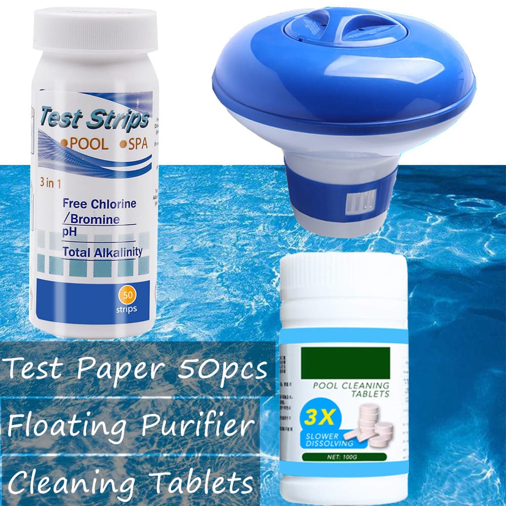 Swimming Pool Cleaning Kit Accessories Garden Pond Test