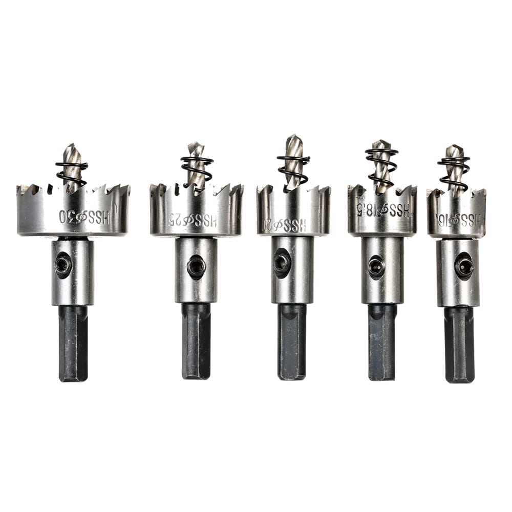 5PCS High Speed Steel Hole Saw Cutter Tool Saw Tooth HSS