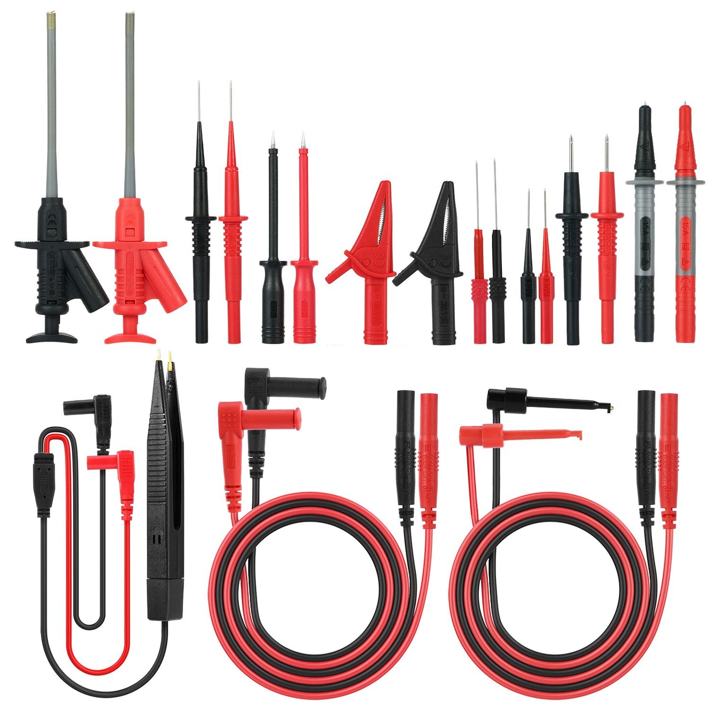 Meterk MK30 21pcs Electronic Test Lead Kits Multimeter Lead