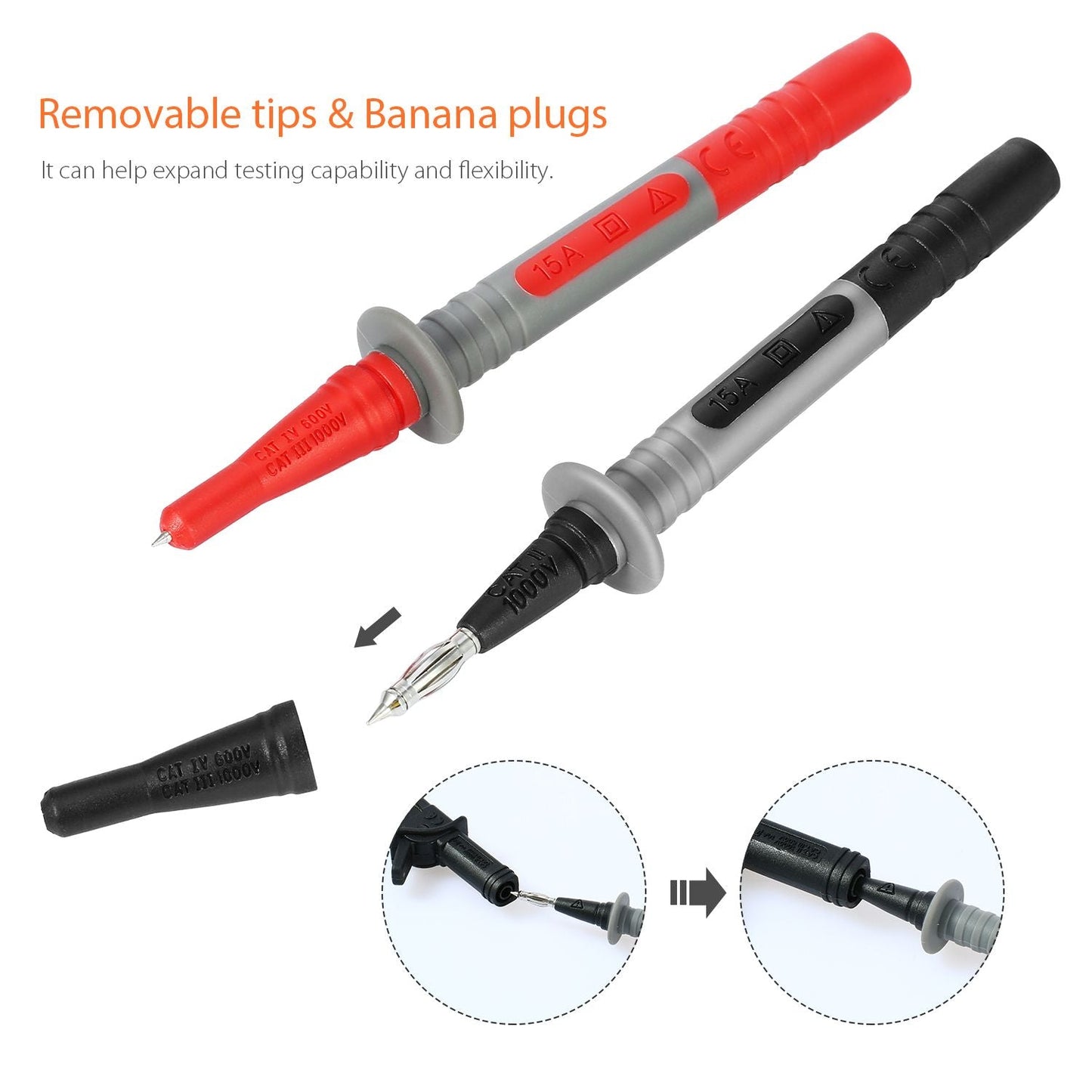 Meterk MK30 21pcs Electronic Test Lead Kits Multimeter Lead