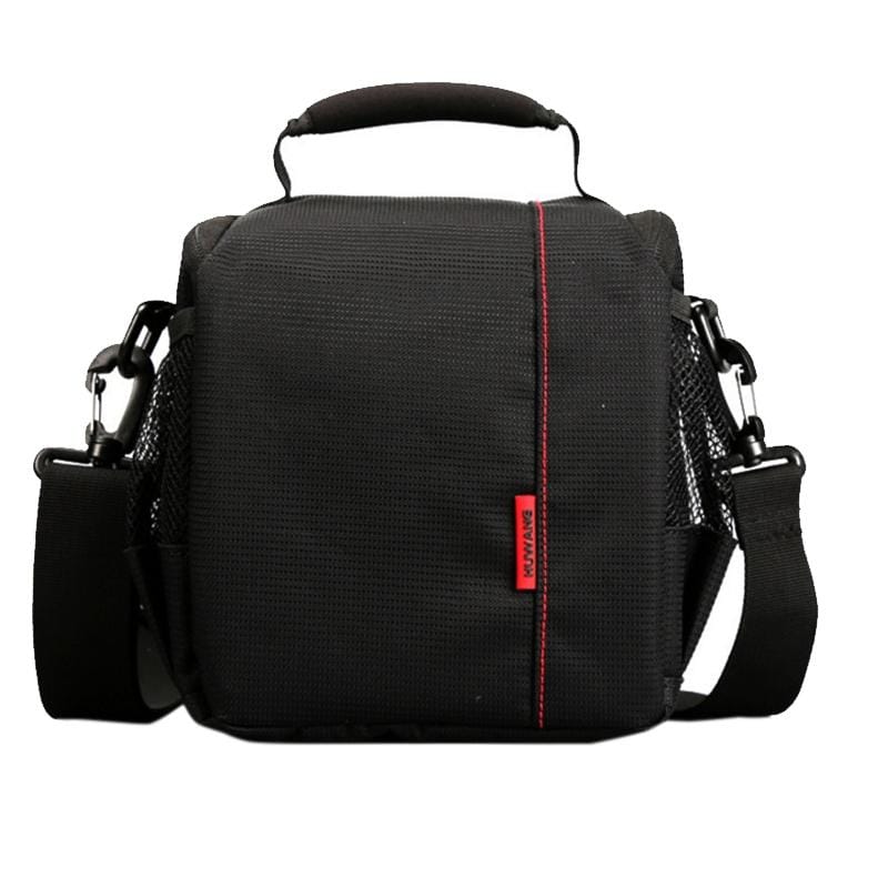 HUWANG Portable Scratch-proof Outdoor Sports Sling Shoulder Bag Handbag Micro Single Camera Bag Phone Bag for GoPro, SJCAM, Nikon, Canon, Xiaomi Xiaoyi YI, Apple, Samsung, Huawei (Red)