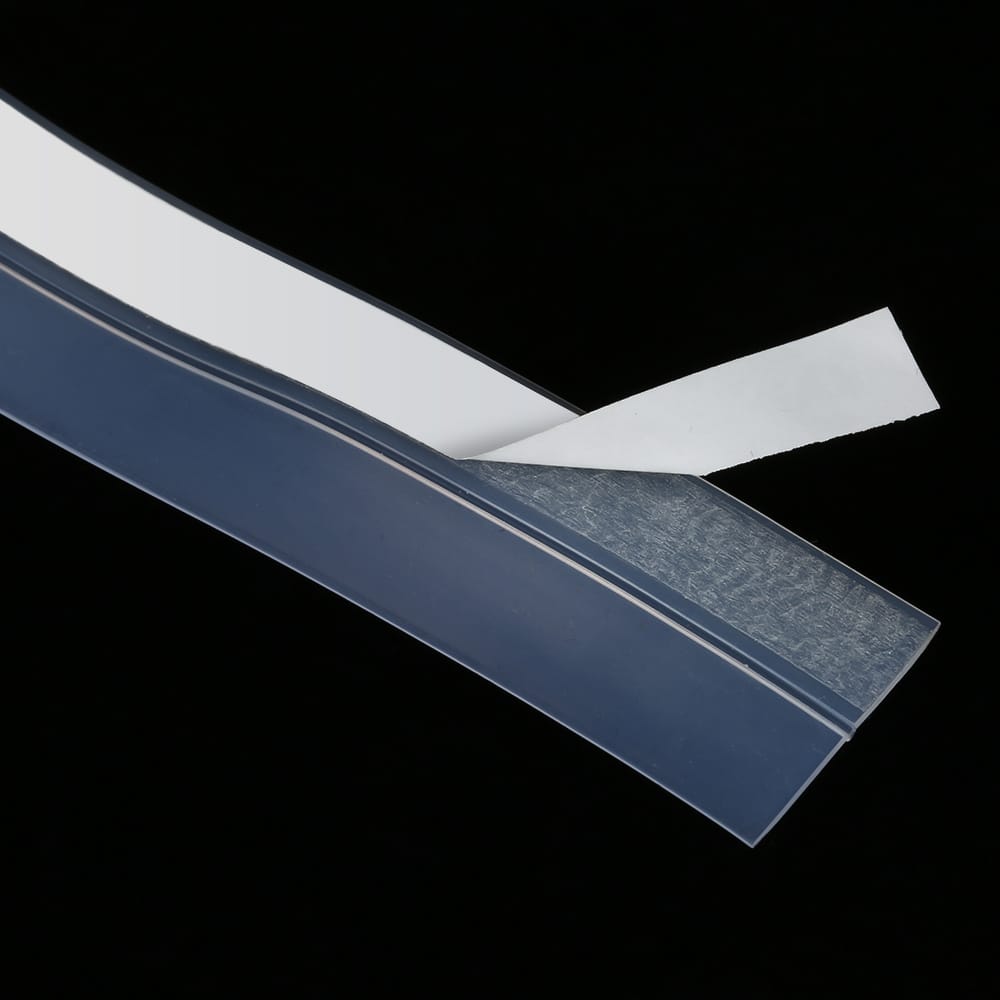 3.3ft 1m Seal Strip Silicone Rubber Sealing Sticker - 25mm
