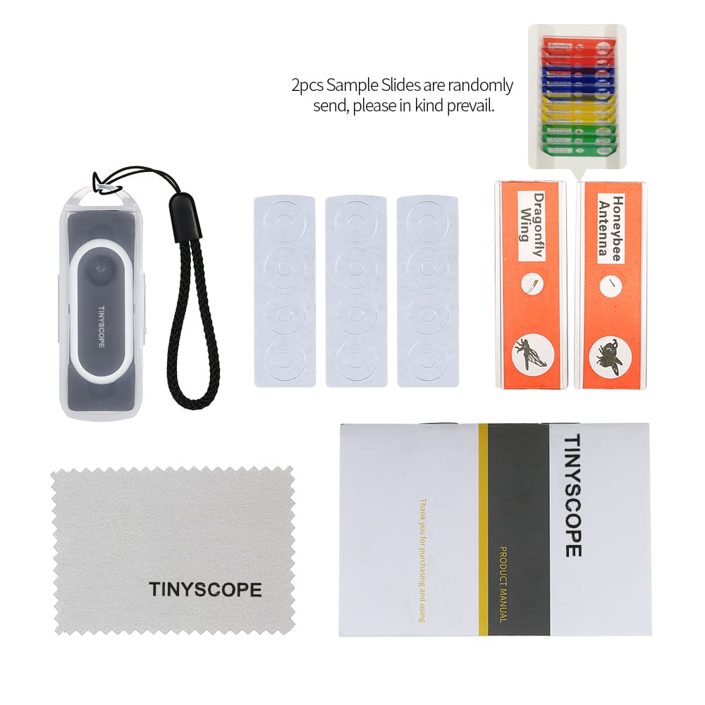 TINYSCOPE Microscope 20X-400X Universal Portable Mobile