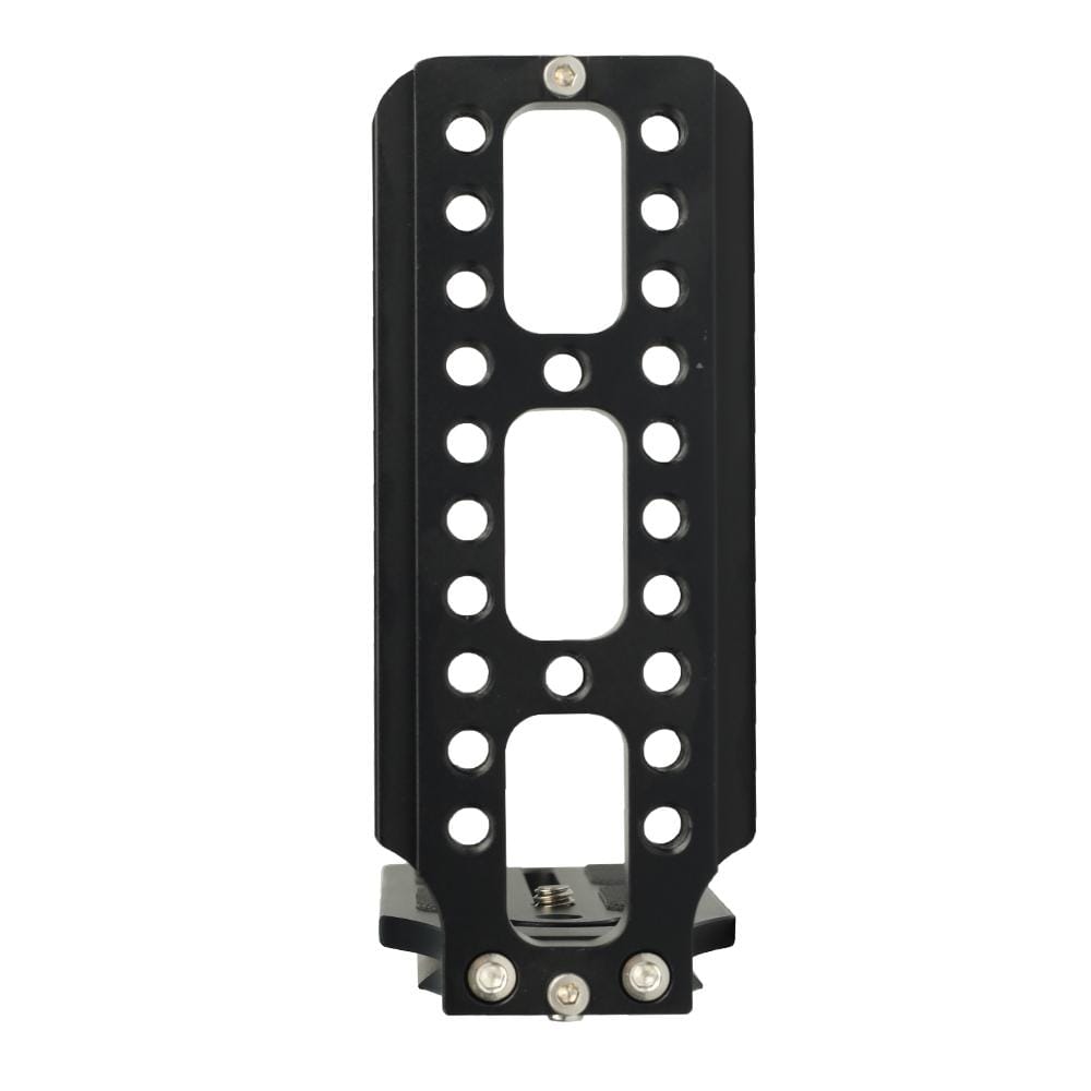 132D Universal 1/4 inch Vertical Shoot Quick Release L Plate Bracket Base Holder (Black)