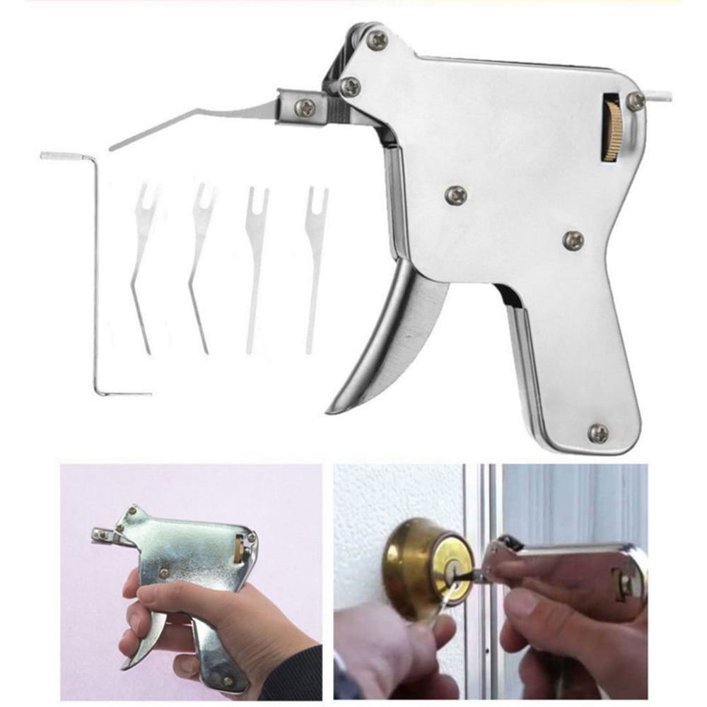 Unlocking Strong Lock Pick Pistol Lock Repair Tool Kit Door