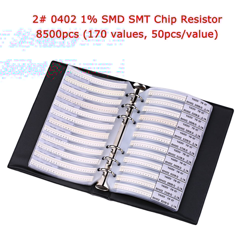 SMD/SMT Capacitor Chip Resistor - Model 0402