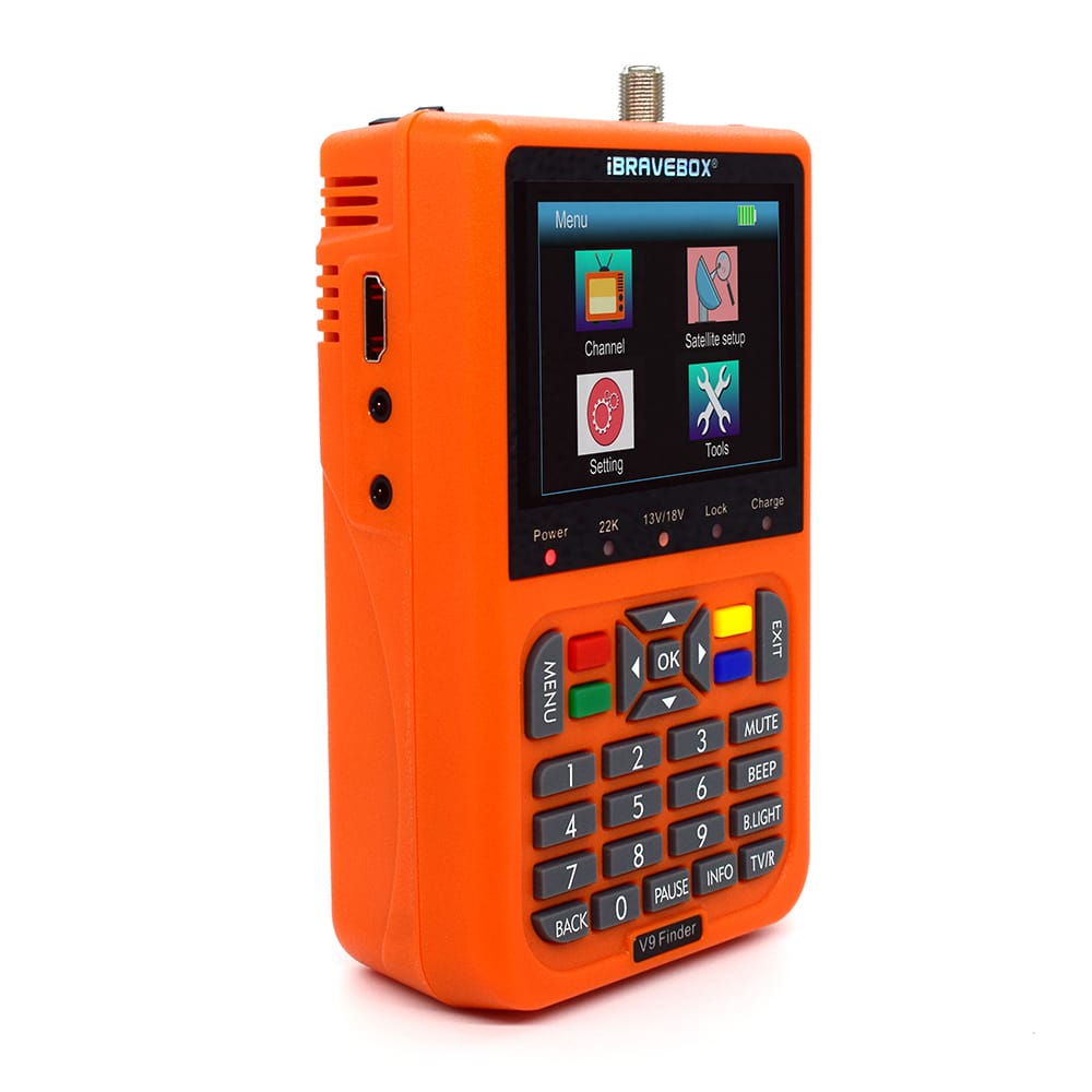 V9 Finder Digital Satellite Finder LCD Satellite Finder - UK Plug