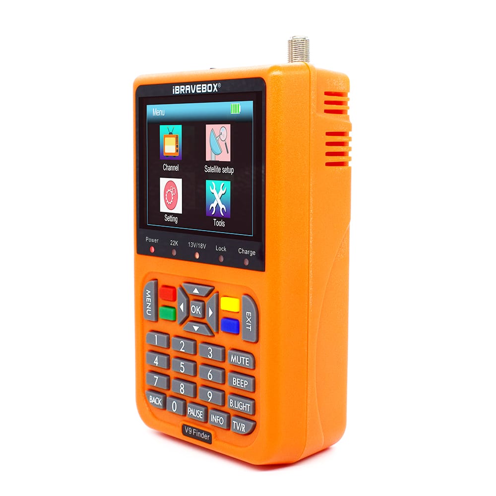 V9 Finder Digital Satellite Finder LCD Satellite Finder - UK Plug
