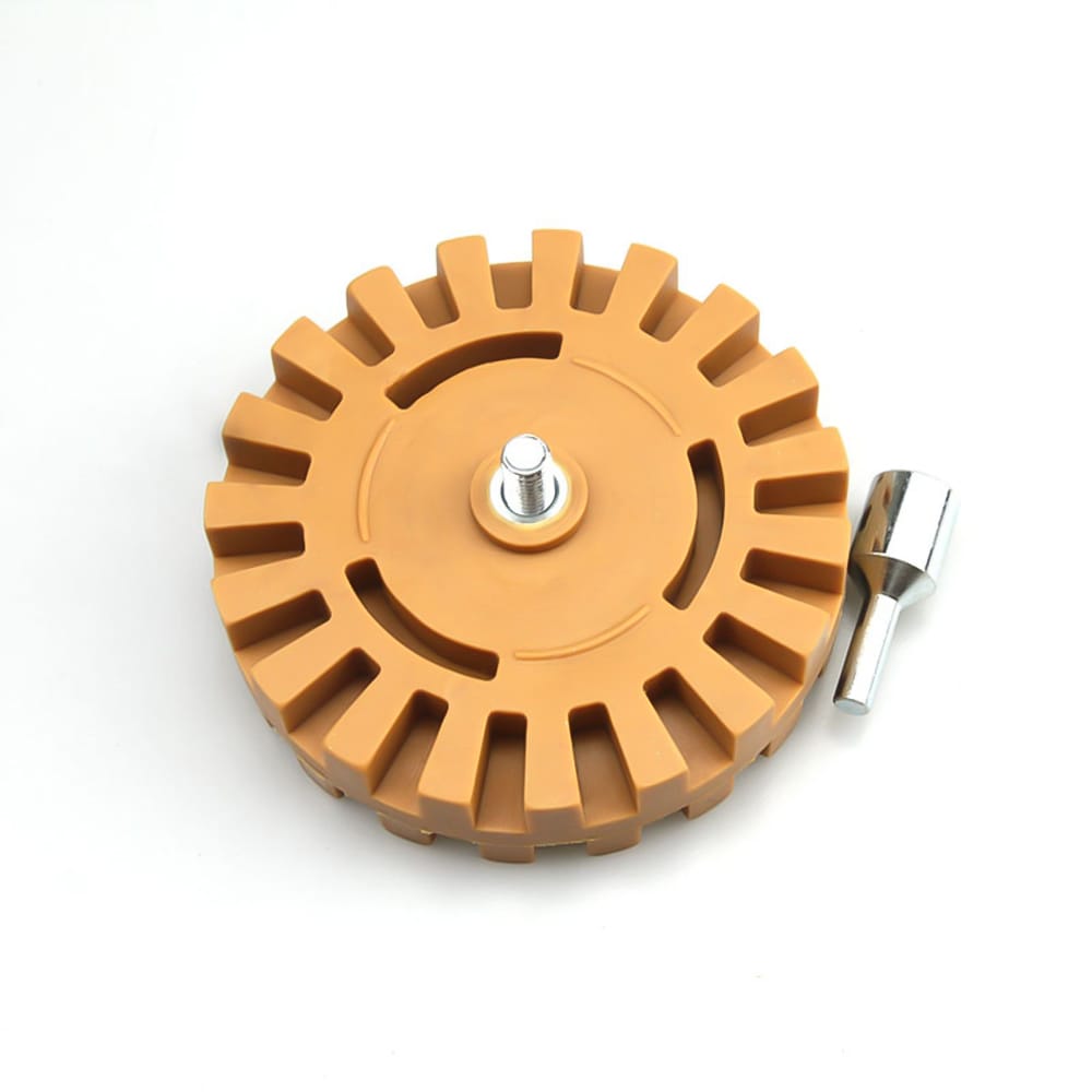 4 inch Pneumatic Rubber Remover Wheel Car Decal and Sticker - 25mm