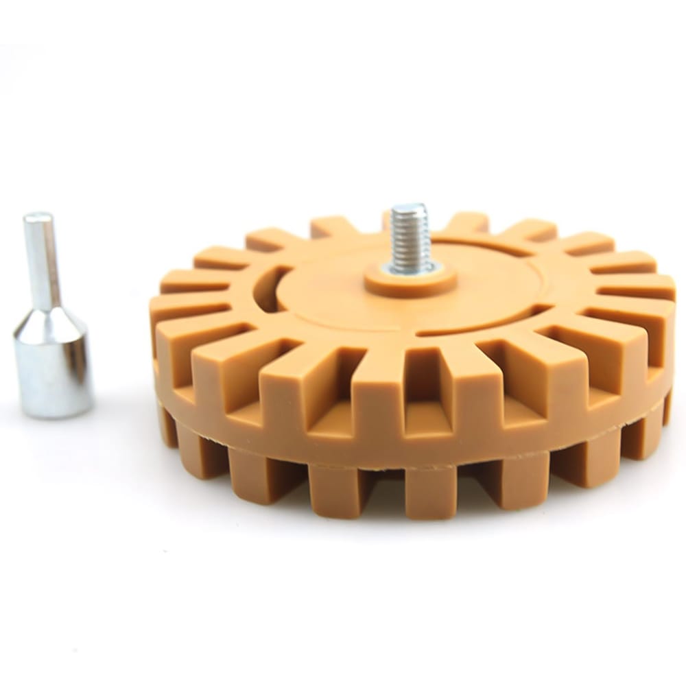 4 inch Pneumatic Rubber Remover Wheel Car Decal and Sticker - 25mm