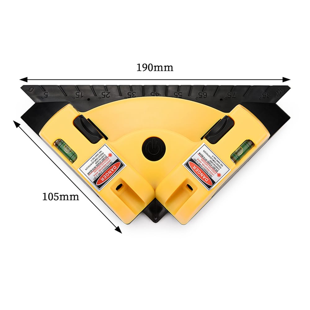 90 Degree Square Laser-Level Mini Horizontal & Vertical