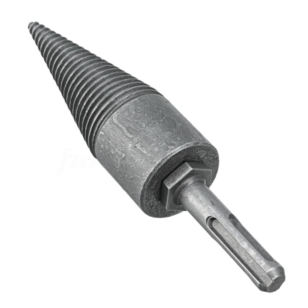 Log Wood Splitting Electric Hammer Drill Bit Splitter Cone - Round shank