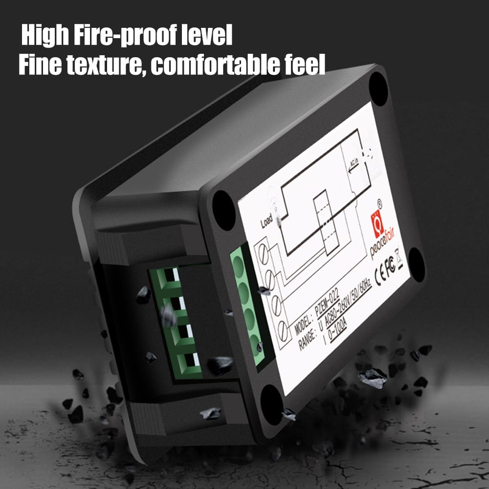 AC Digital Display Power Monitor Meter Voltmeter Ammeter - Open CT