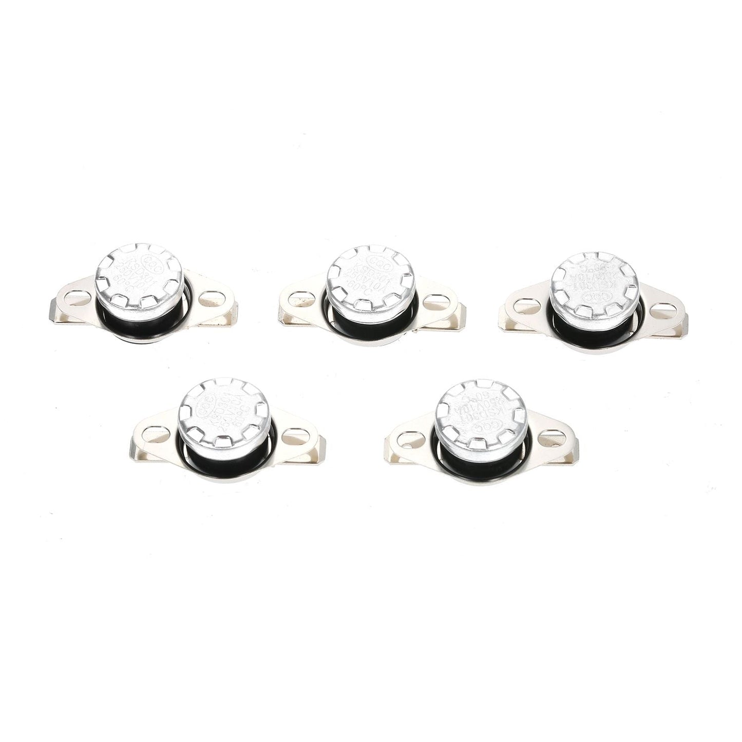 5pcs KSD301 Thermostat Temperature Switch 250V 10A NO - 60 Celsius