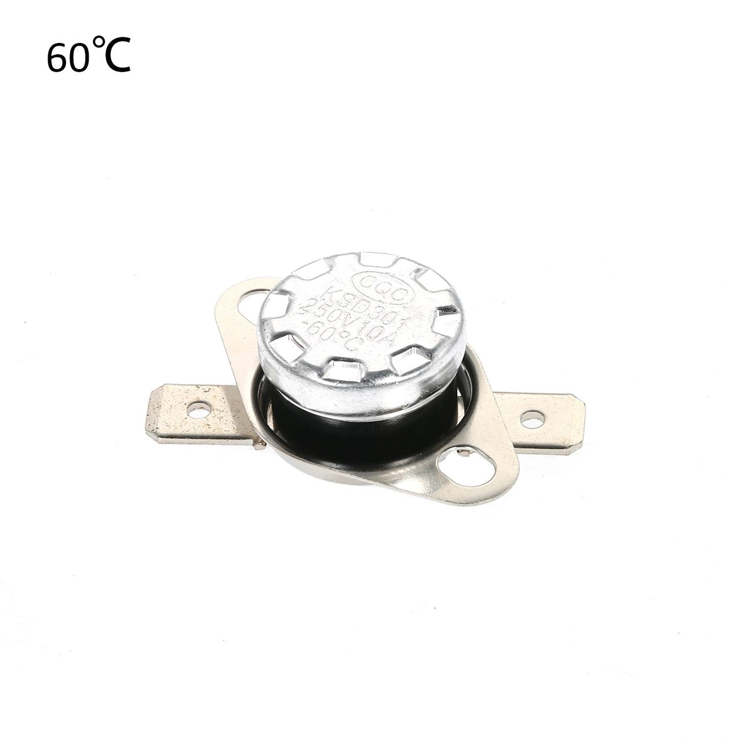 5pcs KSD301 Thermostat Temperature Switch 250V 10A NO - 60 Celsius
