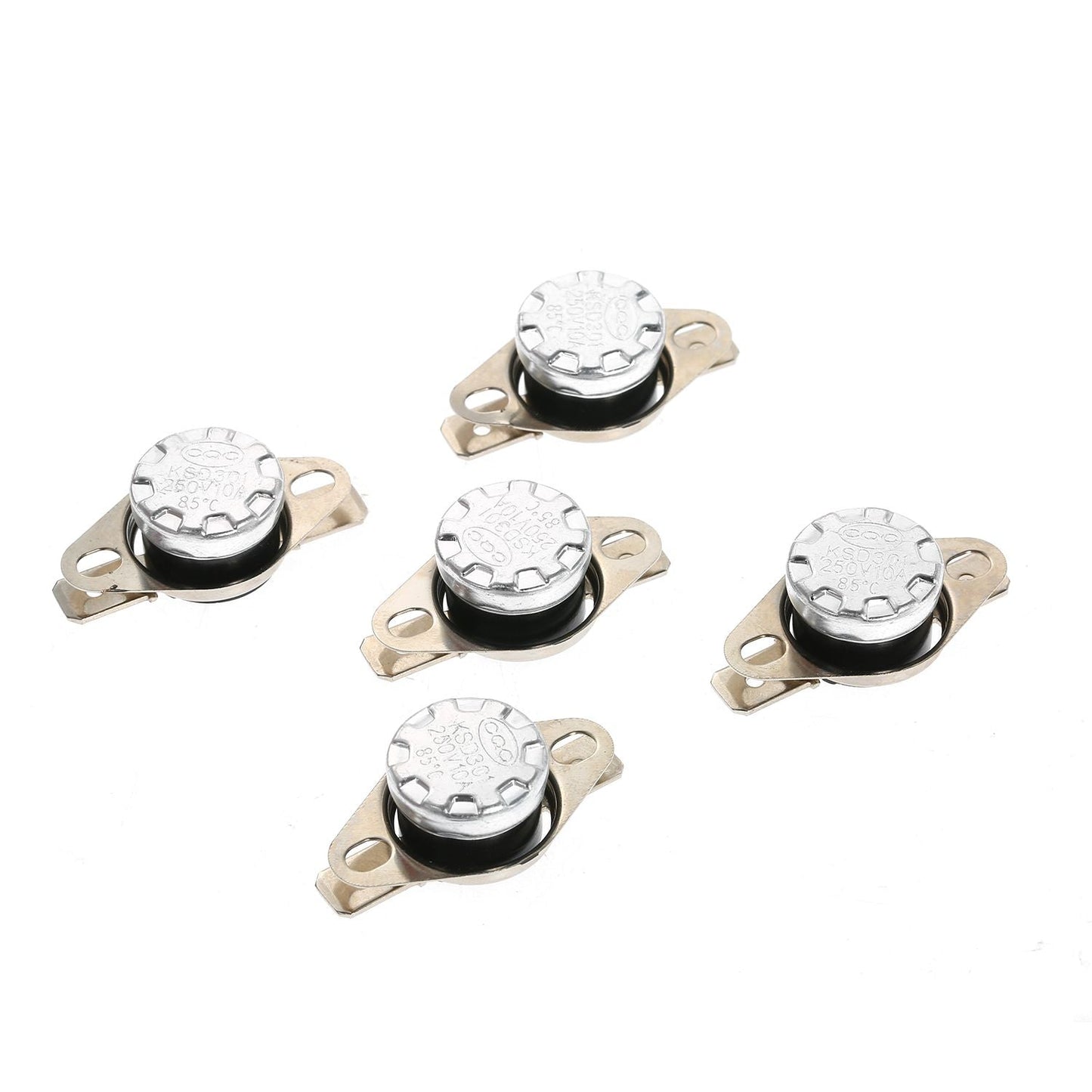 5pcs KSD301 Thermostat Temperature Switch 250V 10A NO - 85 Celsius
