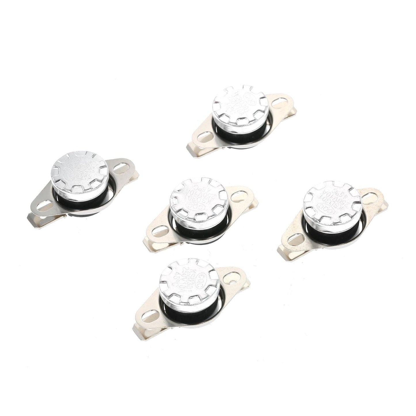 5pcs KSD301 Thermostat Temperature Switch 250V 10A NC - 45 Celsius