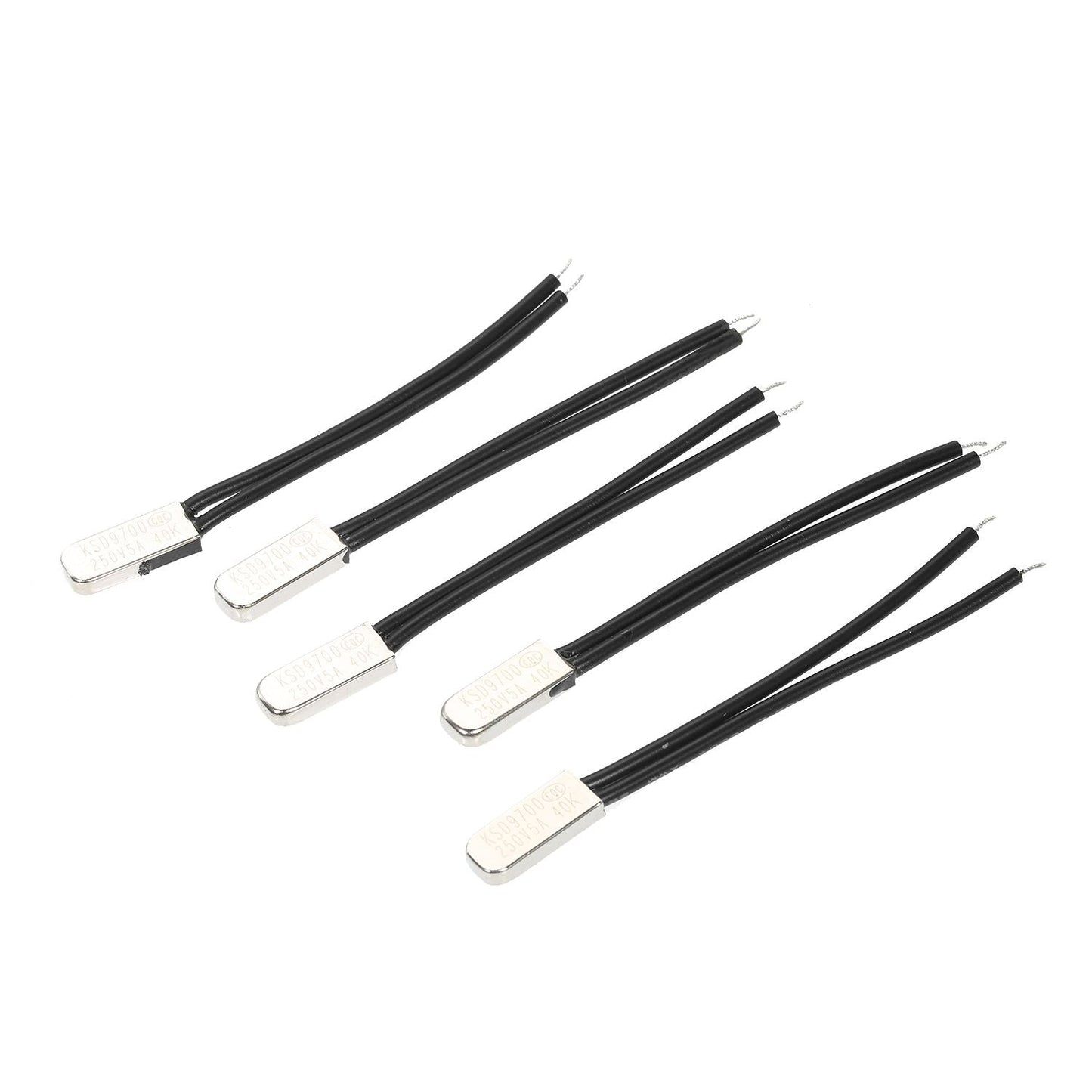5pcs KSD9700 N.O Temperature Switch Normally Opened Thermal - 40 Celsius
