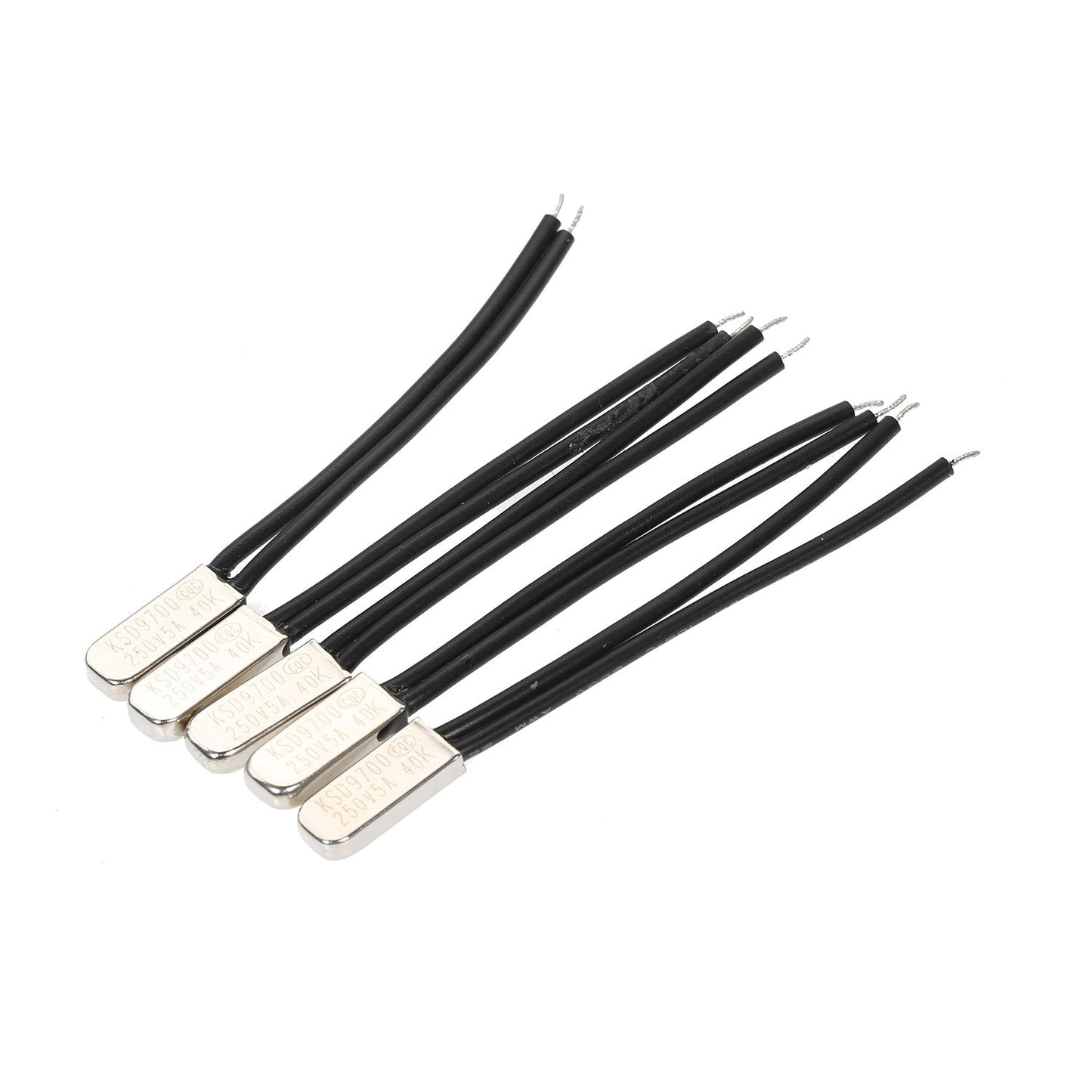 5pcs KSD9700 N.O Temperature Switch Normally Opened Thermal - 40 Celsius