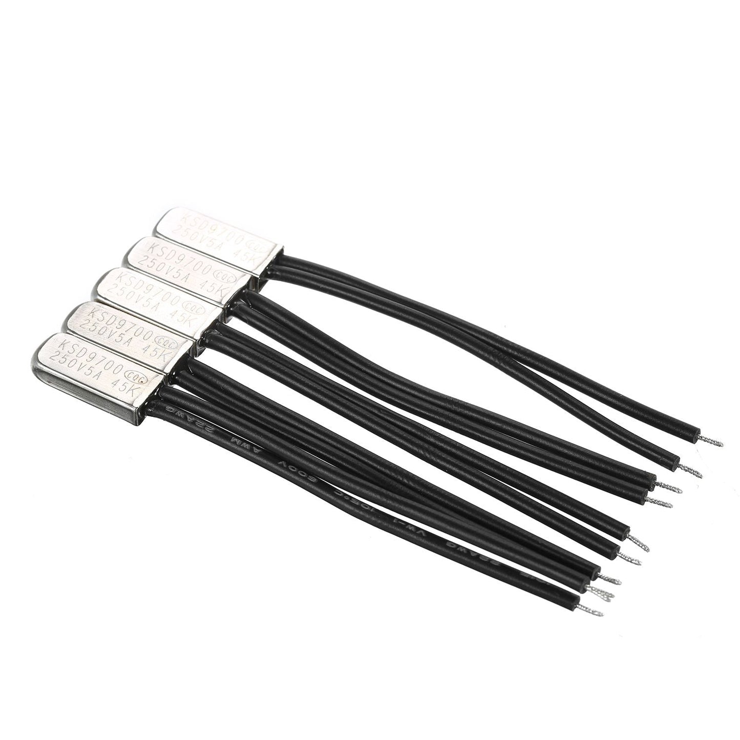 5pcs KSD9700 N.O Temperature Switch Normally Opened Thermal - 45 Celsius