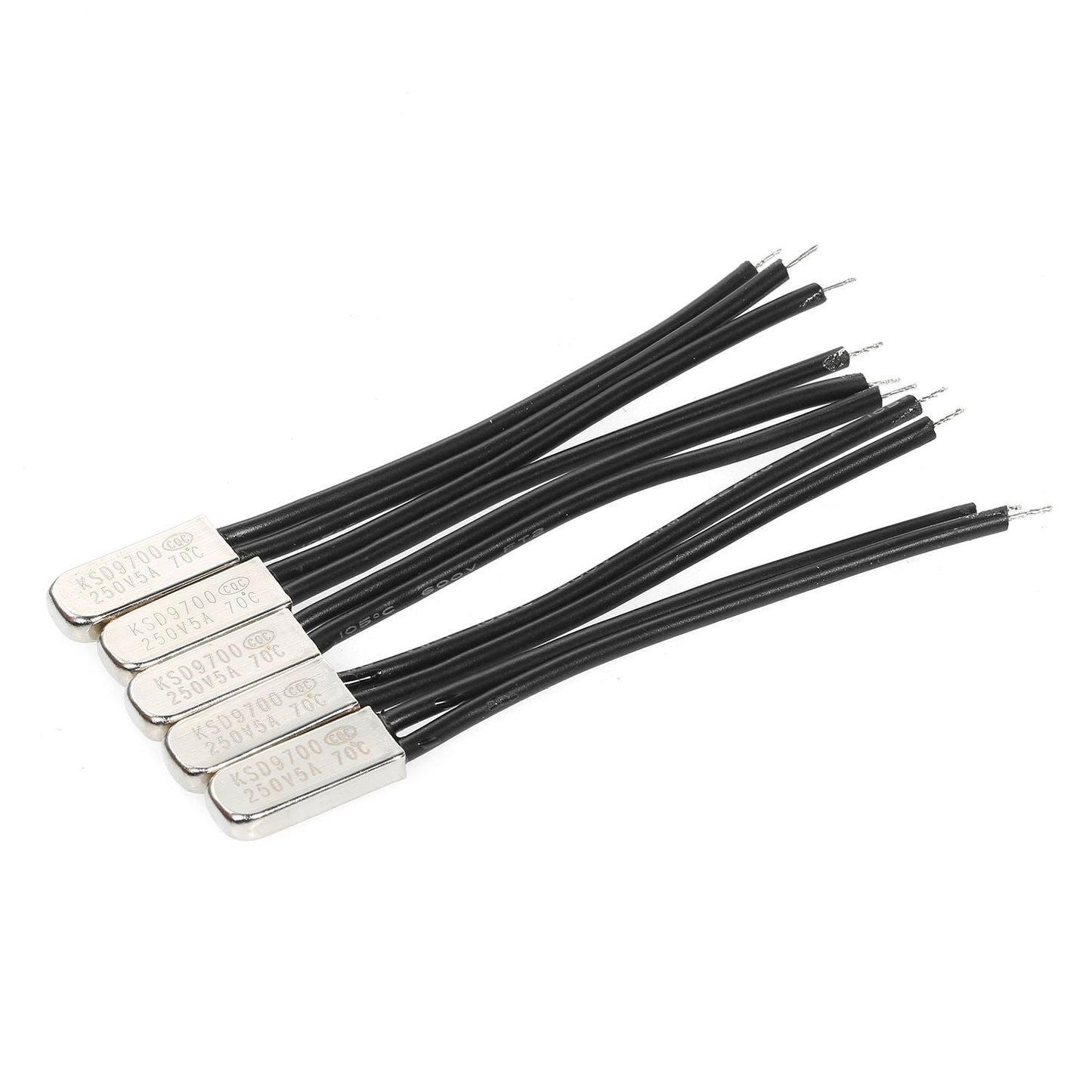 5pcs KSD9700 N.C Temperature Switch Normally Closed Thermal - 70 Celsius