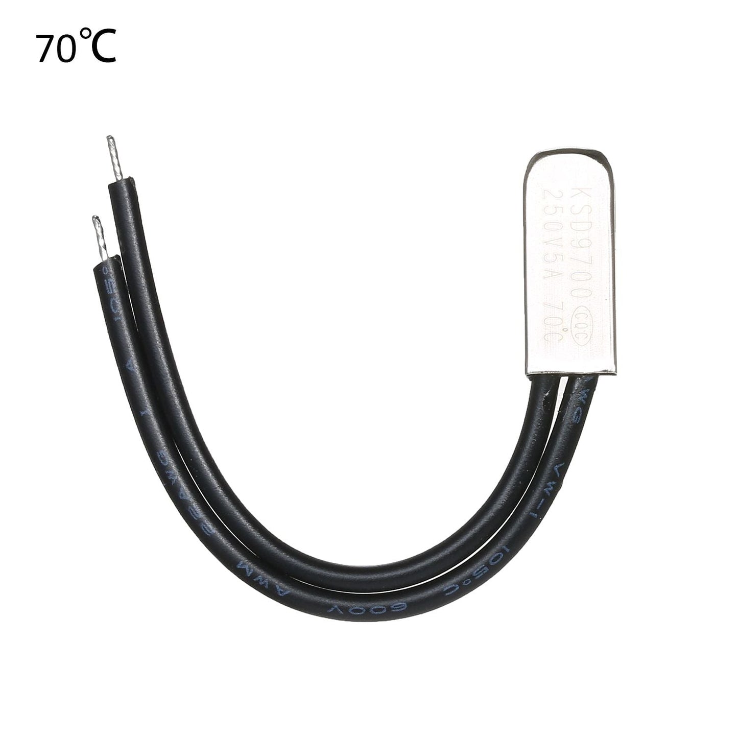 5pcs KSD9700 N.C Temperature Switch Normally Closed Thermal - 70 Celsius