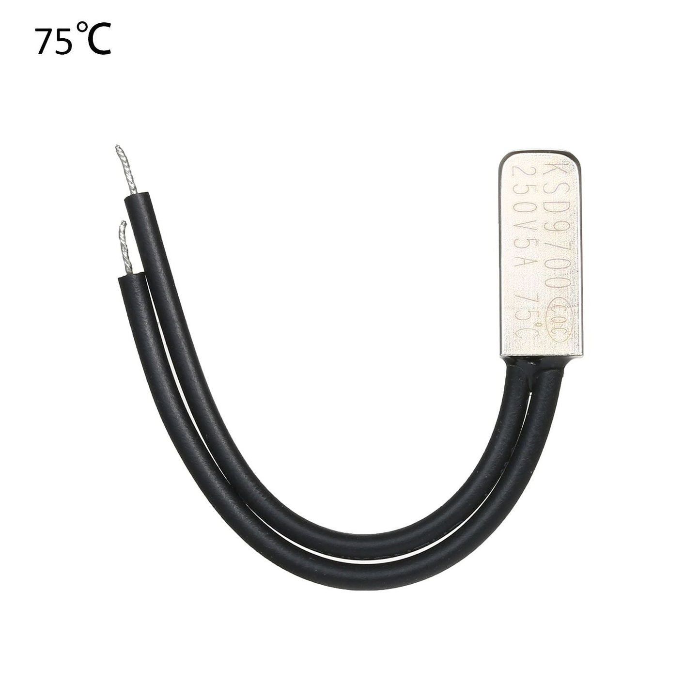 5pcs KSD9700 N.C Temperature Switch Normally Closed Thermal - 75 Celsius