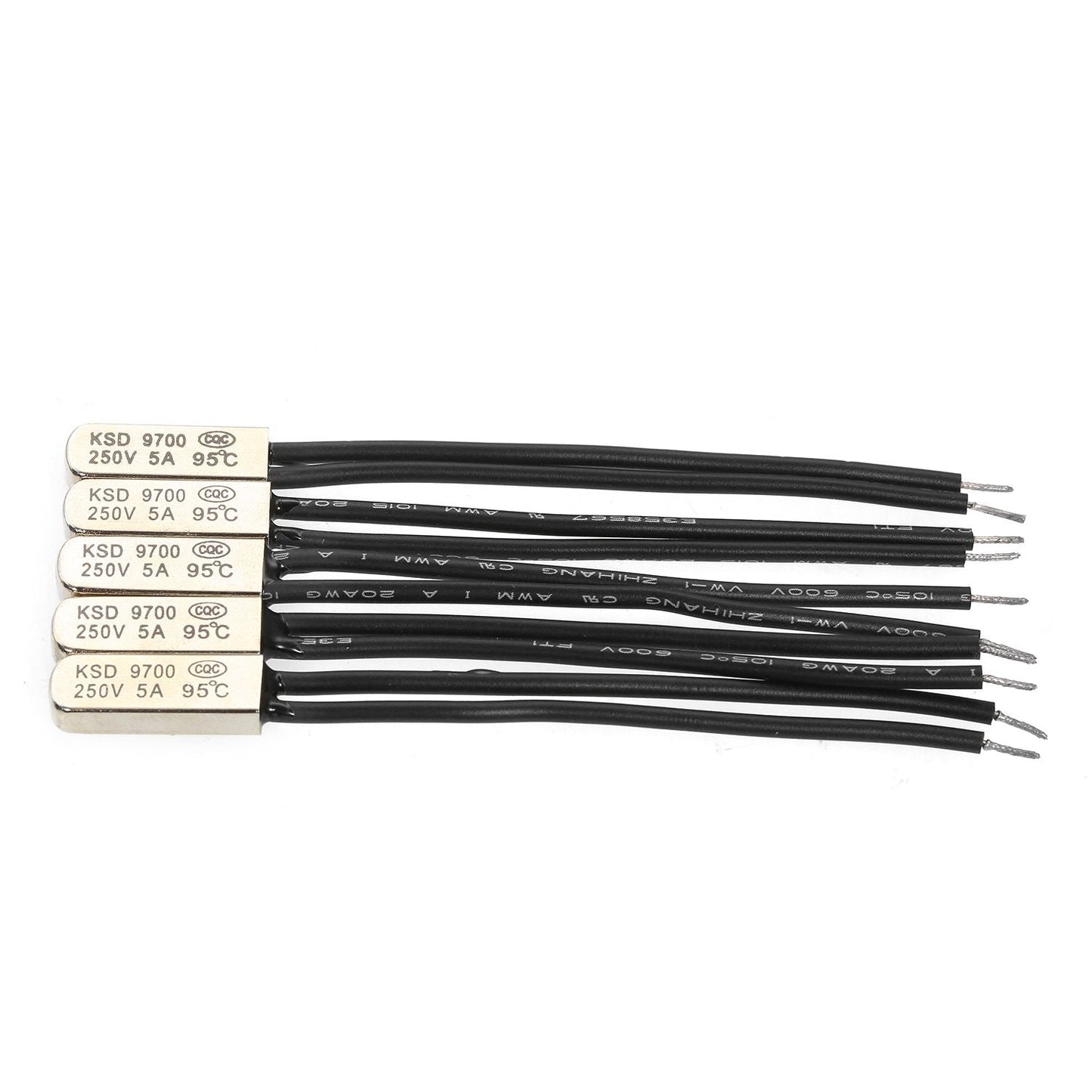 5pcs KSD9700 N.C Temperature Switch Normally Closed Thermal - 95 Celsius