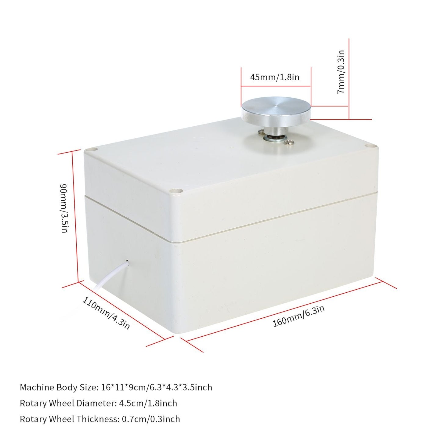 Mini USB Pottery Wheel Machine 4.5cm Turntable Handmade Clay