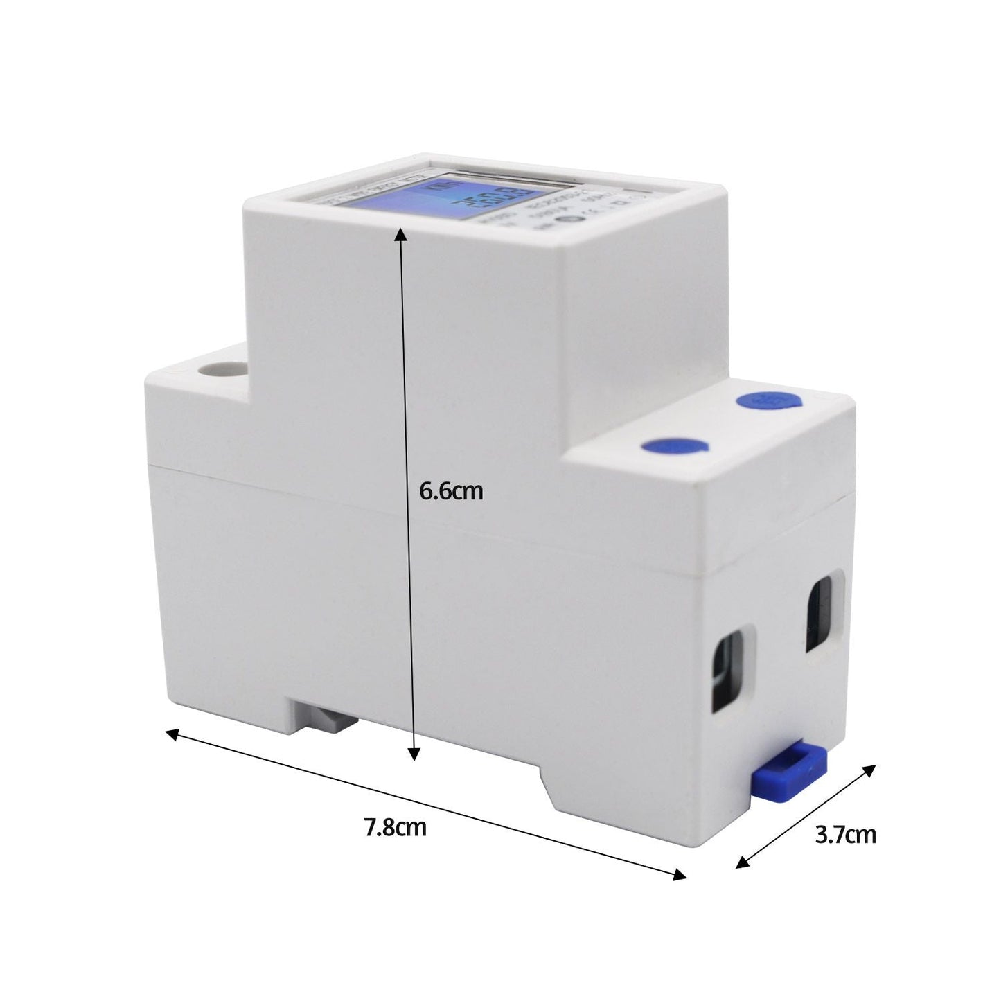 Single Phase DIN-Rail Energy Meter 5-80A 220V 50Hz