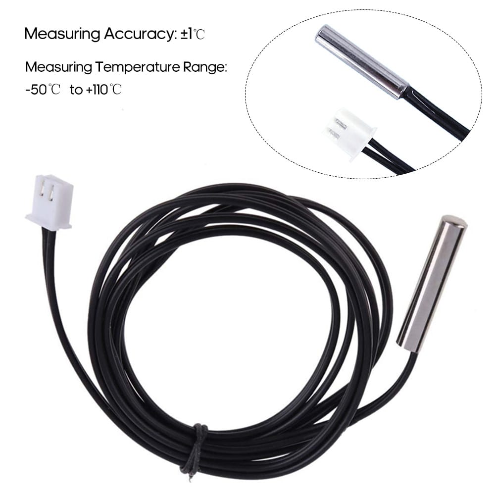 2M Temperature Sensor Probe High Accuracy Water-resistant - 2M