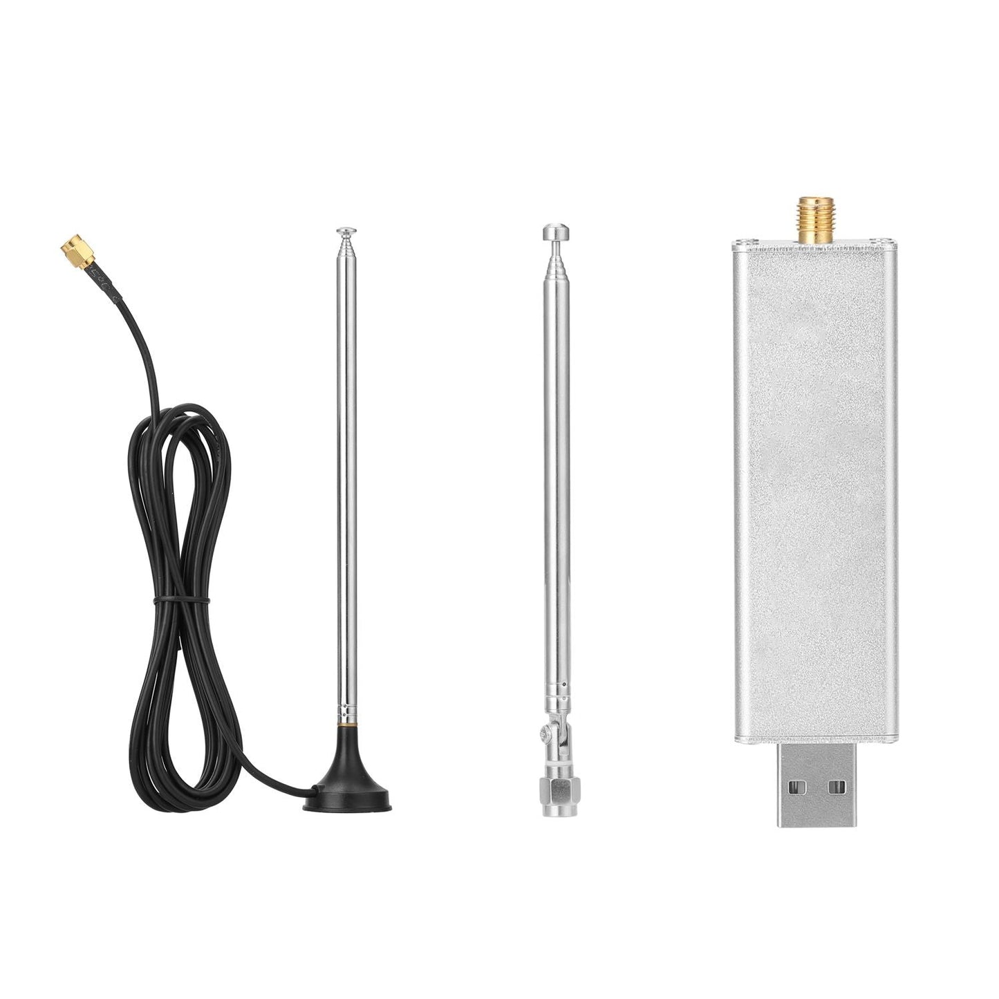 RTL2832U+R820T2 0.1MHz-1.7GHz TCXO ADSB UHF VHF HF FM - 4