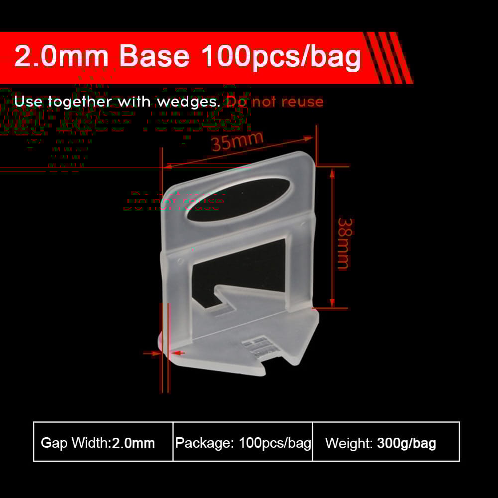 Tile Leveling System Tool 100pcs Tile Leveling Device - 3