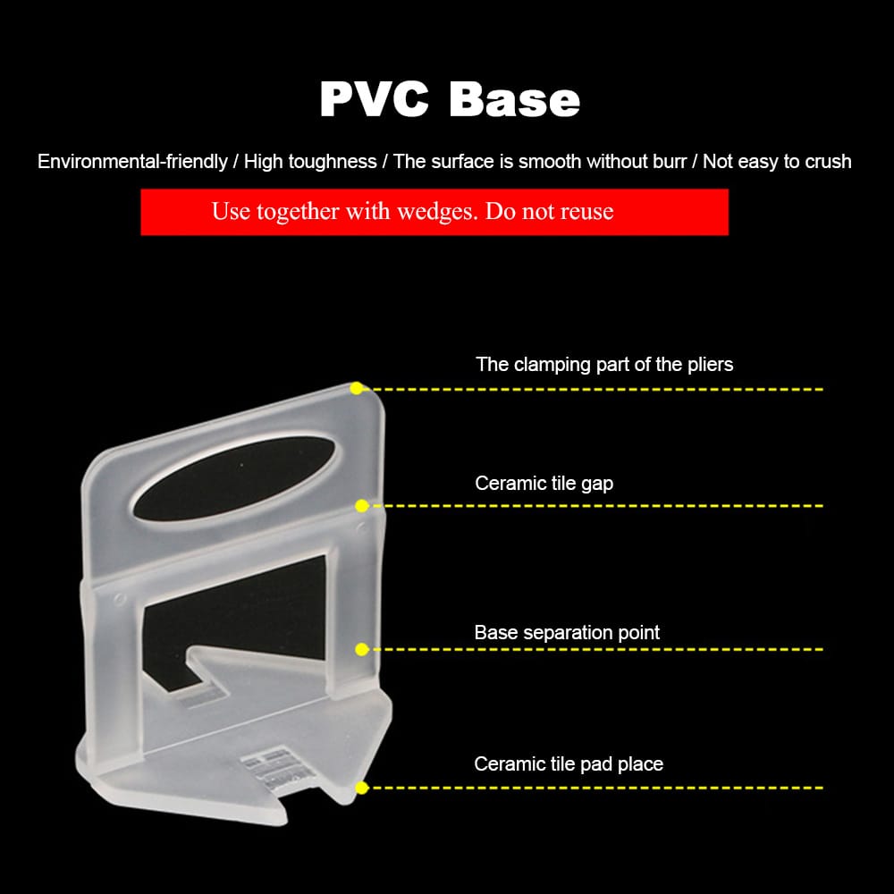Tile Leveling System Tool 100pcs Tile Leveling Device - 3
