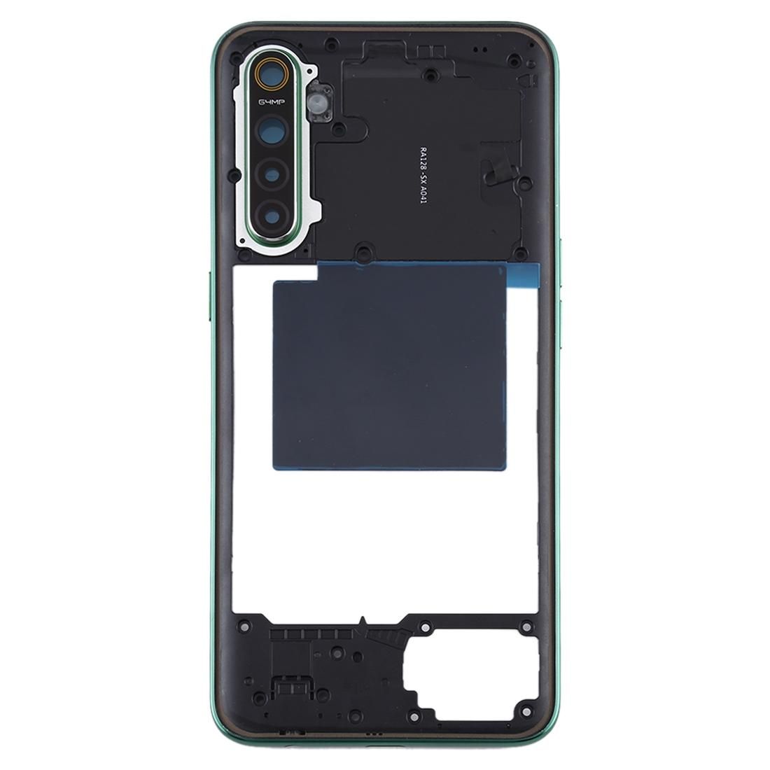 Original Middle Frame Bezel Plate for OPPO Realme X2 (White)