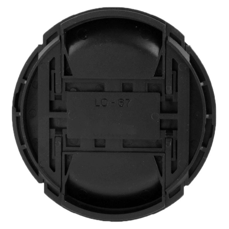 LC-77 77mm Center Pinch Camera Lens Cap for Canon (Black)