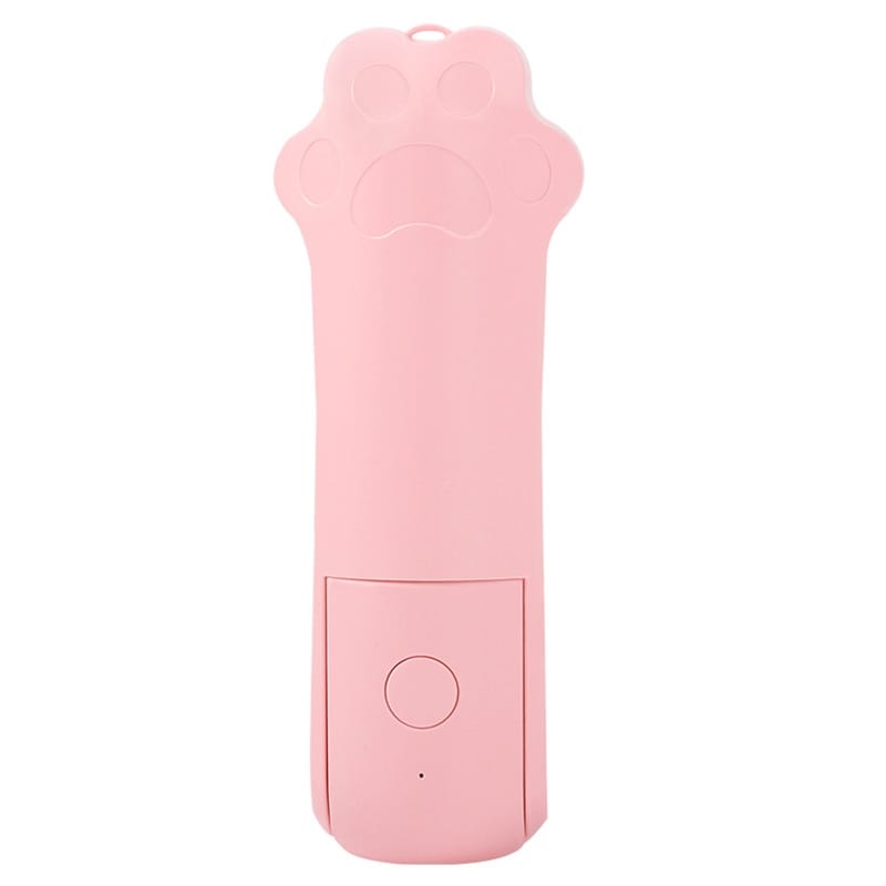 DUX DUCIS 0.7W USB Interface 2-speed Control Rechargeable Portable Ultra-thin Handheld Fan with Lanyard (Pink)