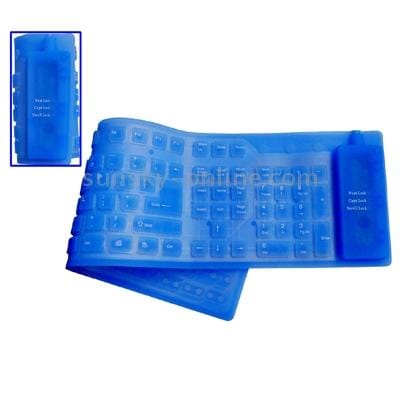 109 Keys Flexible Keyboard (Blue)