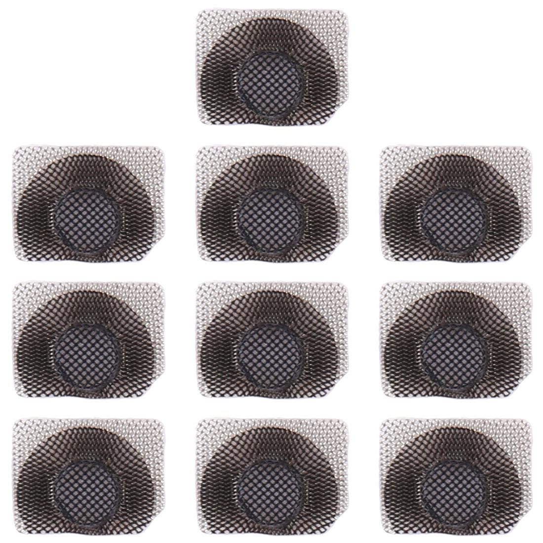 10 PCS 10 PCS Microphone / Flashlight Dustproof Mesh For iPhone 11 Pro Max / 11 Pro / 11 (Black)