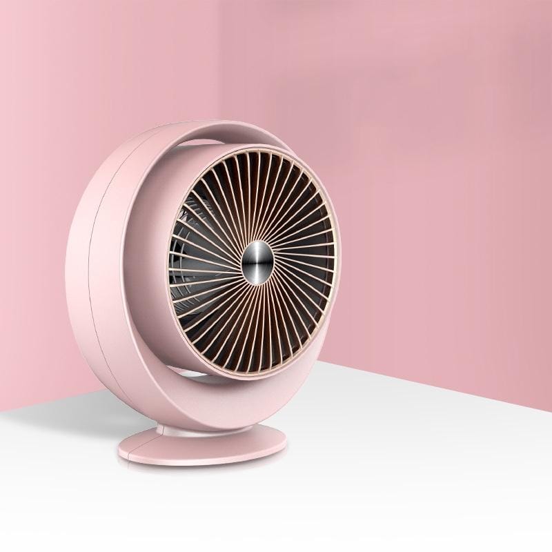 Home Desktop Heaters Office Electric Heaters Small Heaters, CN Plug (Round Cherry Pink)