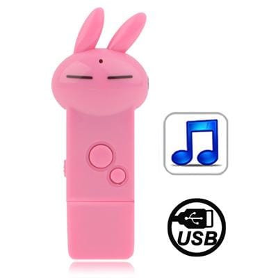 2GB Cartoon Rabbit Style MP3 Player (Pink)