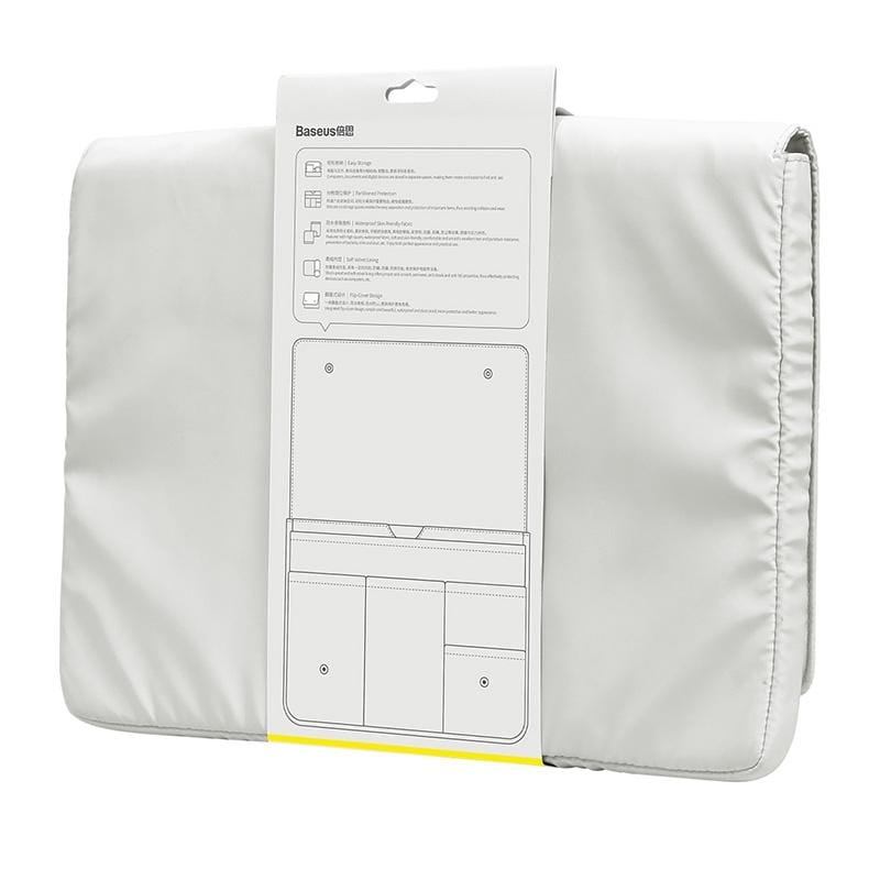 Baseus Basics Series 16 inch Waterproof Laptop Sleeve, Size:37x26x2cm (Dark Gray)