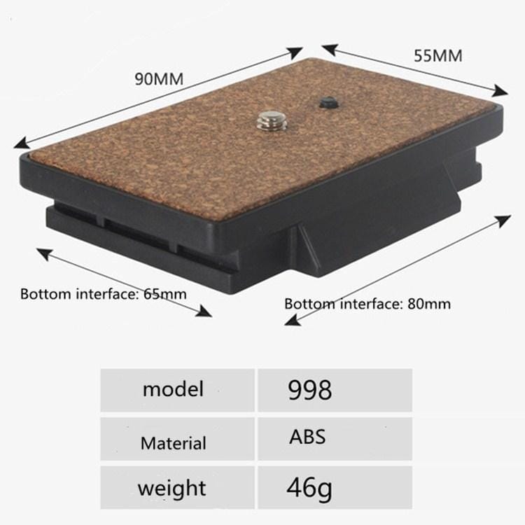 BEXIN Tripod Quick Release Plate For YUNTENG 998