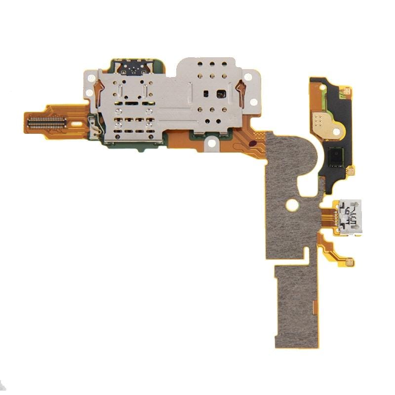 Charging Port Flex Cable + SIM Card Reader Contact for vivo X5 Pro