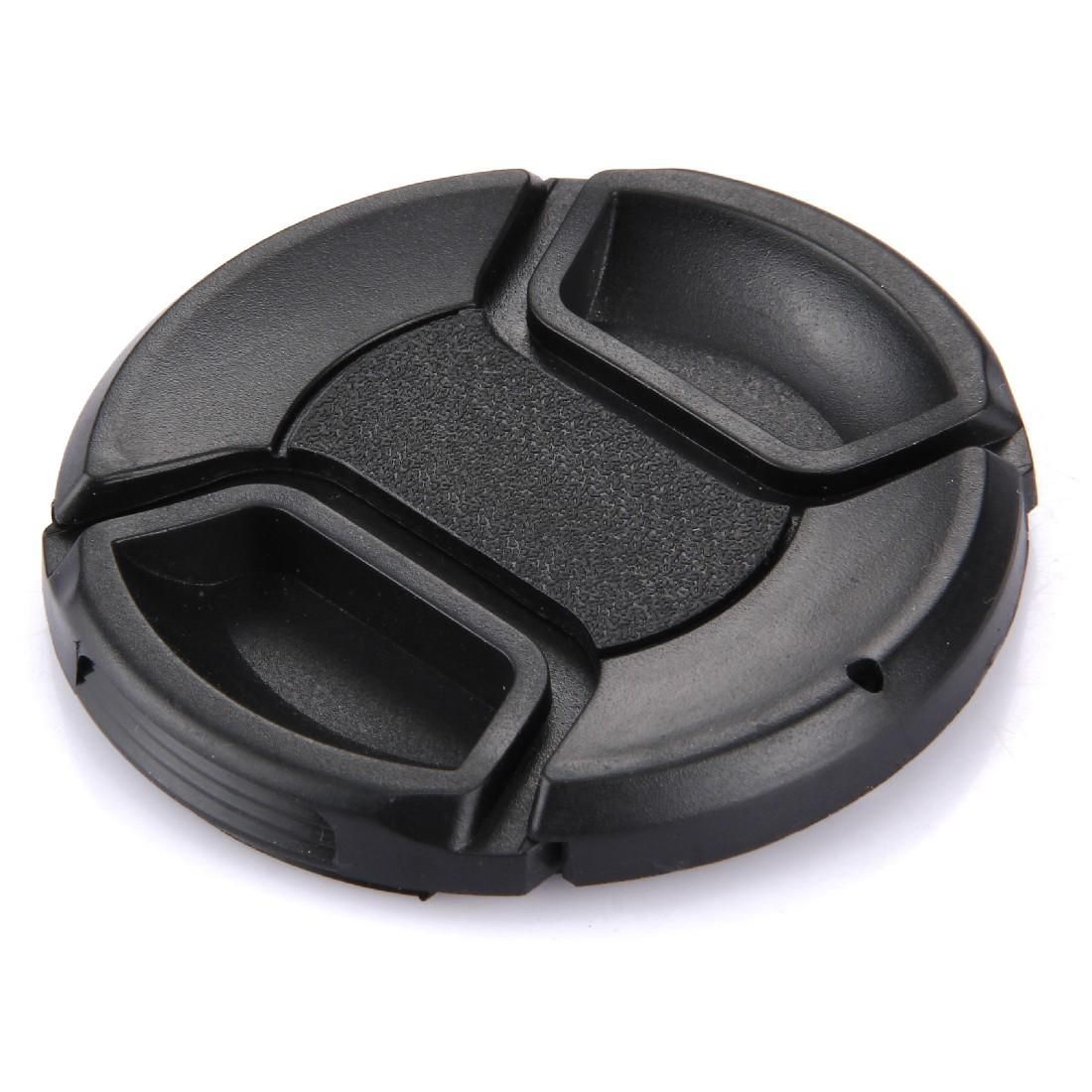 62mm Center Pinch Camera Lens Cap (Black)
