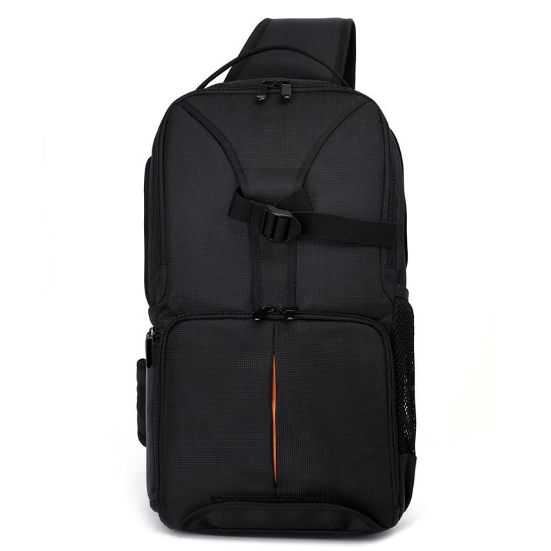 HUWANG Waterproof Shoulder Backpack Padded Shockproof Camera Case Bag for Nikon (Orange)