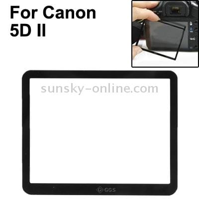 Pro Optical Glass LCD Screen Protector for Canon 5D II (Black)